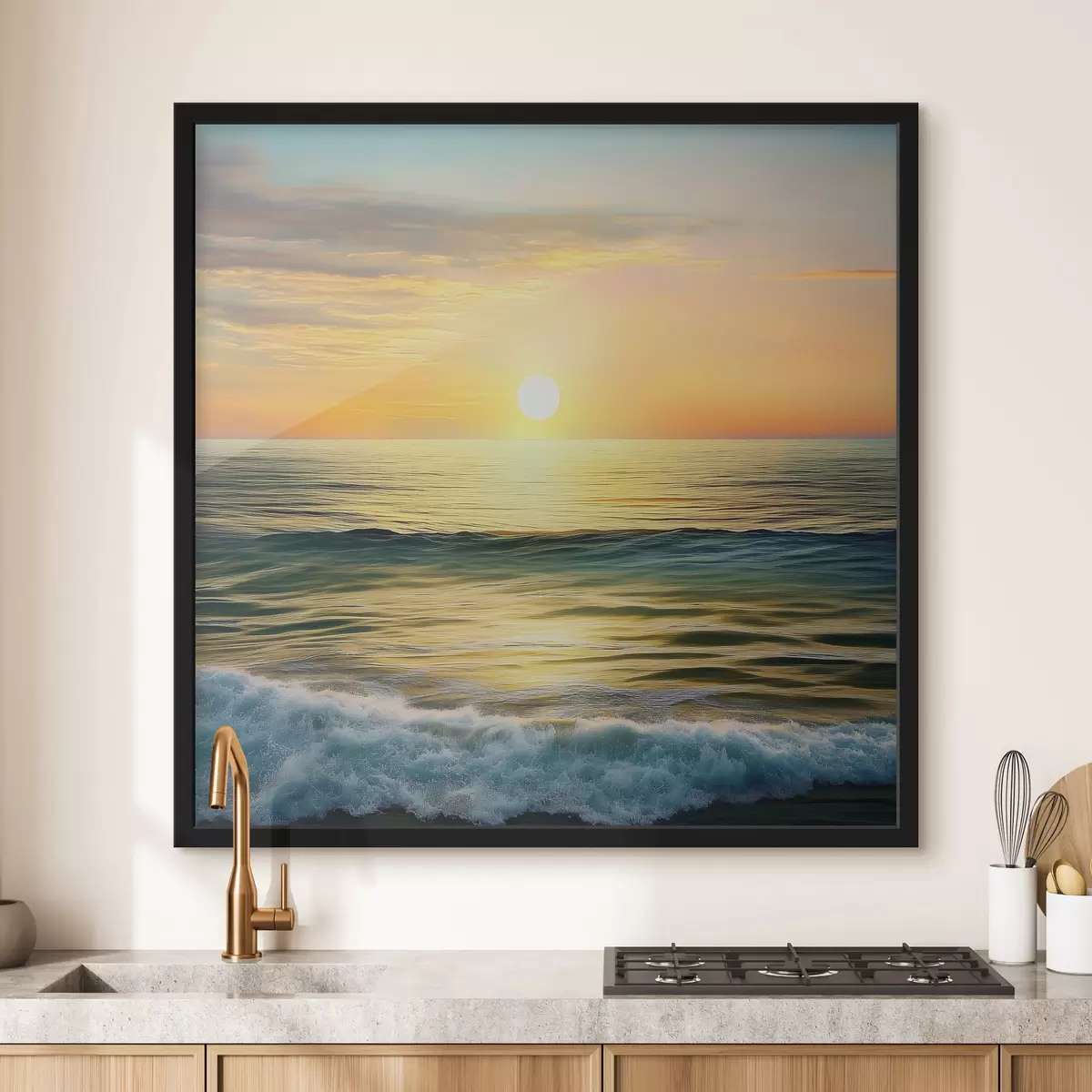 Plakāts Rītausma virs jūras f43308