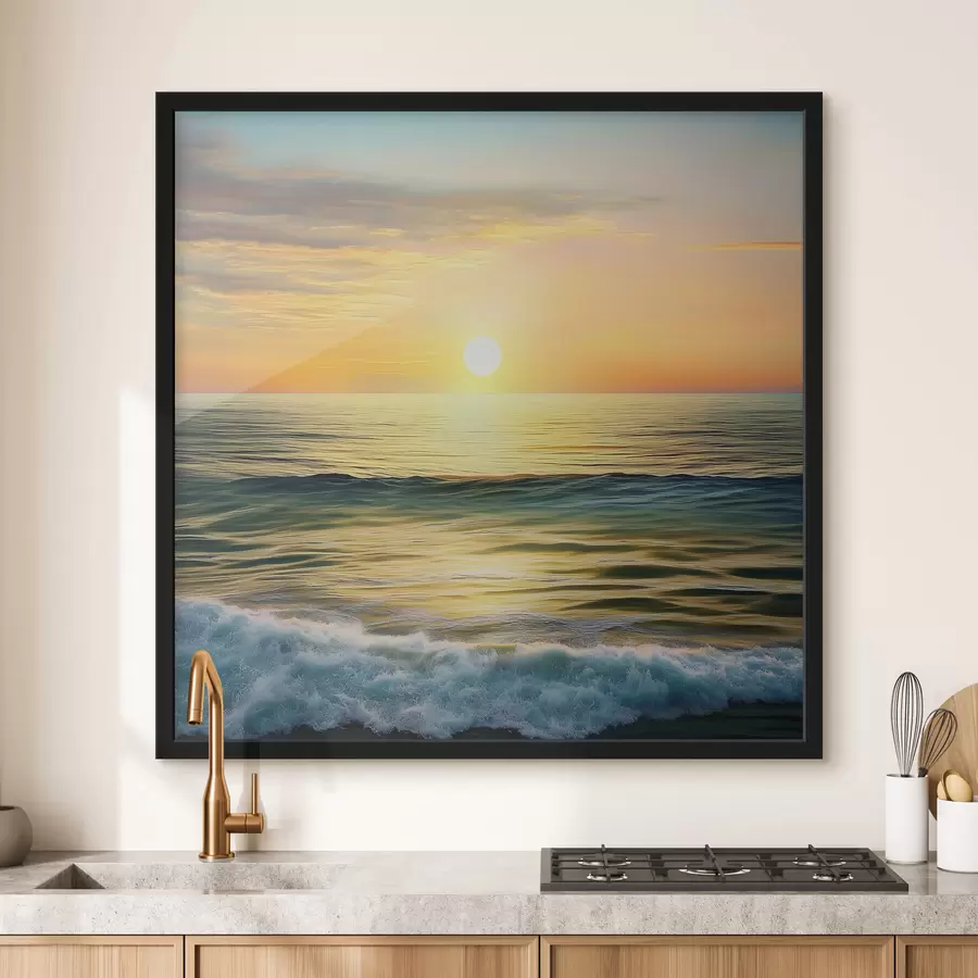 Fototapetes Rītausma virs jūras f43308