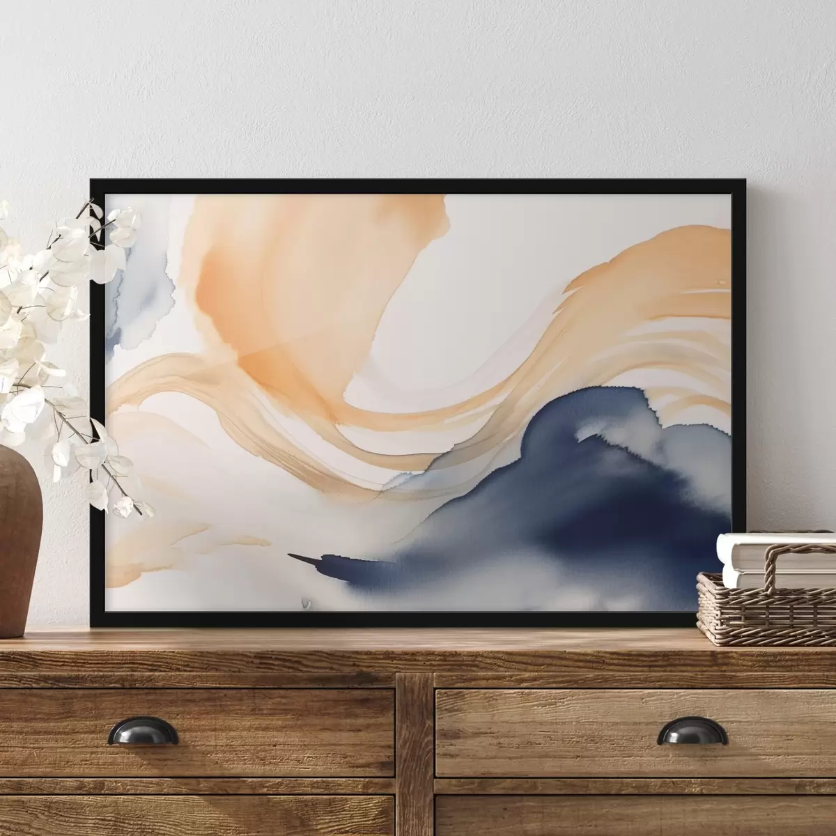 Plakāts Abstraktie akvareļa triepieni f43264