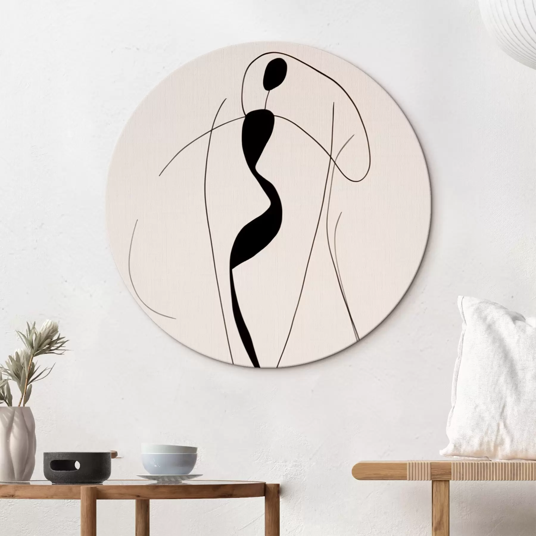 Glezna Minimālistisks abstrakts siluets r43274