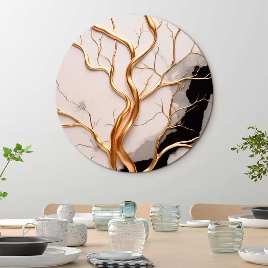 Glezna Abstraktais koks r43282