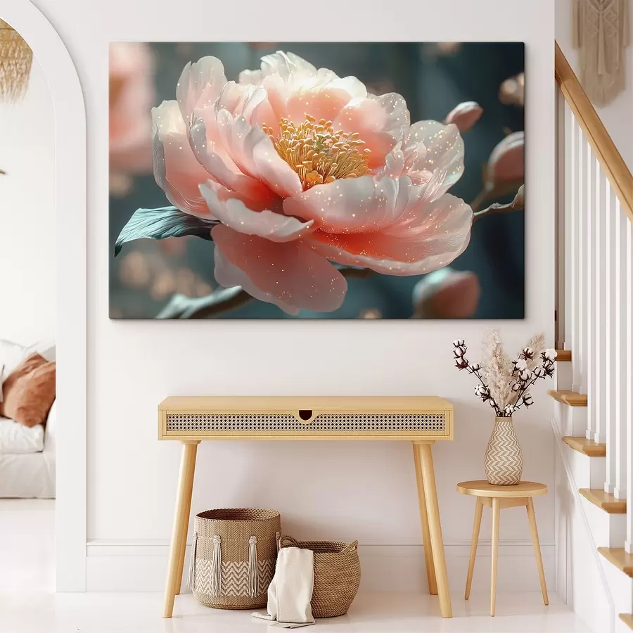 Glezna Smalks zieds uz zara ar saules stariem s43326