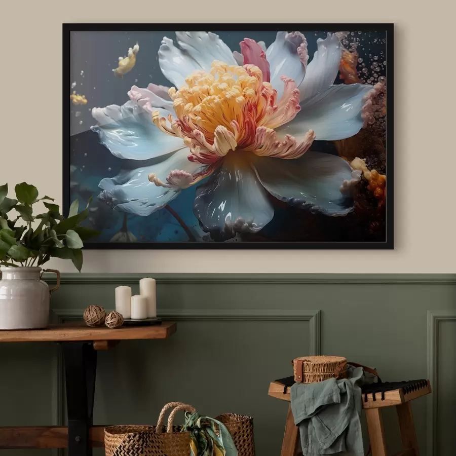 Fototapetes Zemūdens zieds f43314