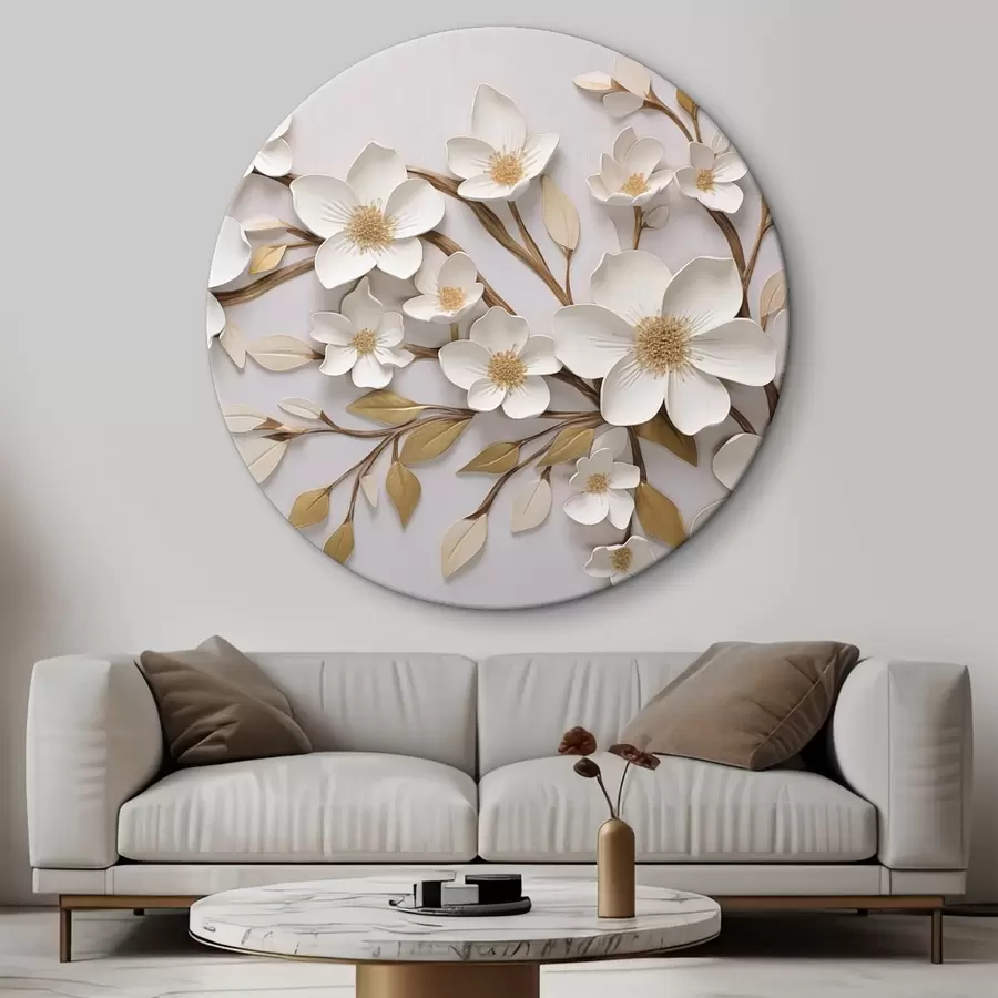 Glezna Liels smilškrāsas zieds r43331