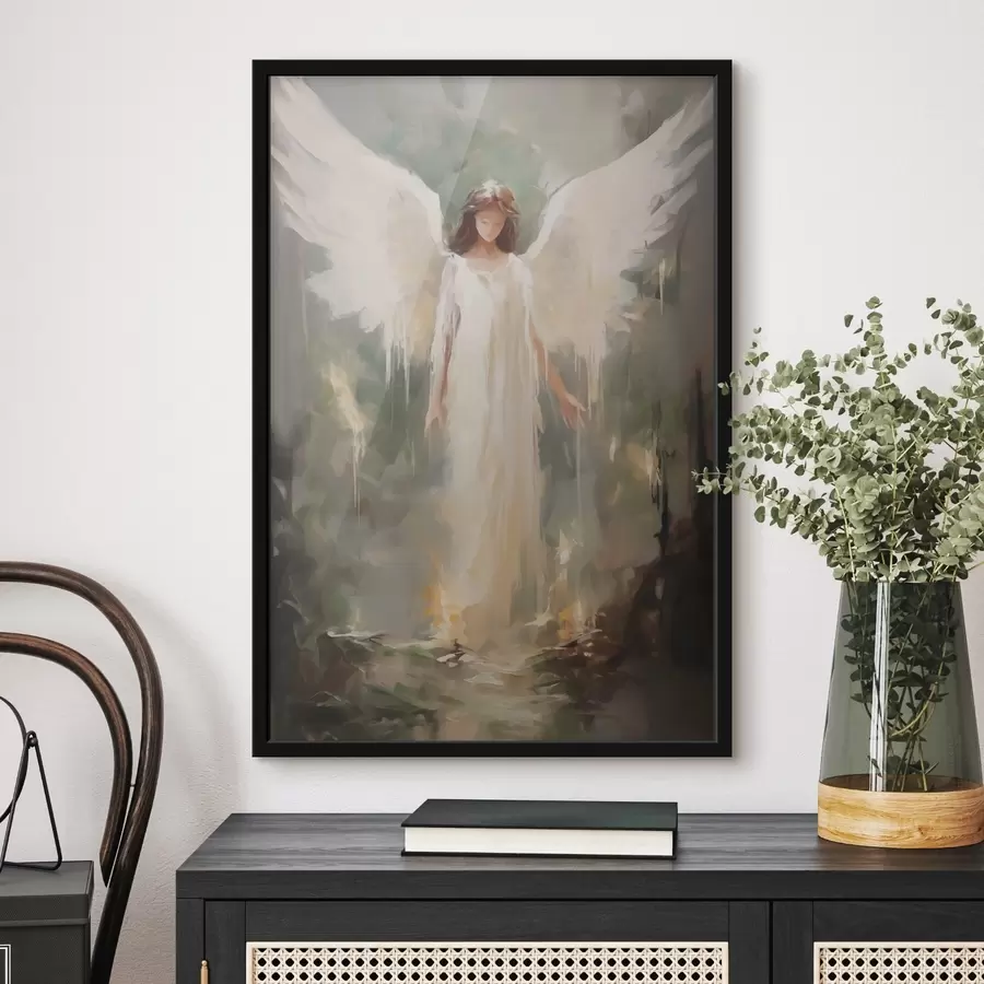 Fototapetes Abstraktā eņģeļa imitācijas glezniecība f43353