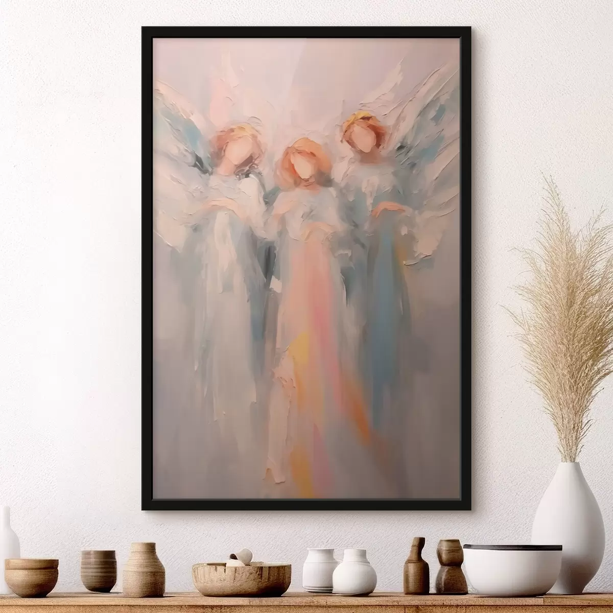 Plakāts Eņģeļu imitācijas glezniecība f43355