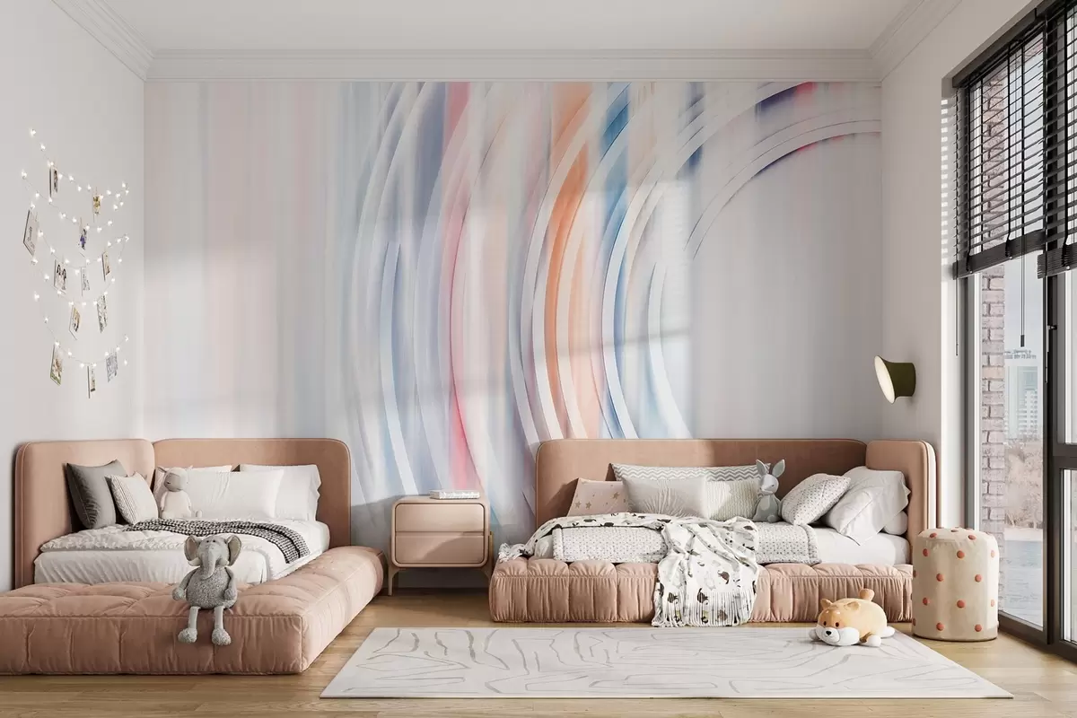 Fototapetes Abstraktie haotiskie gredzeni w08929v1