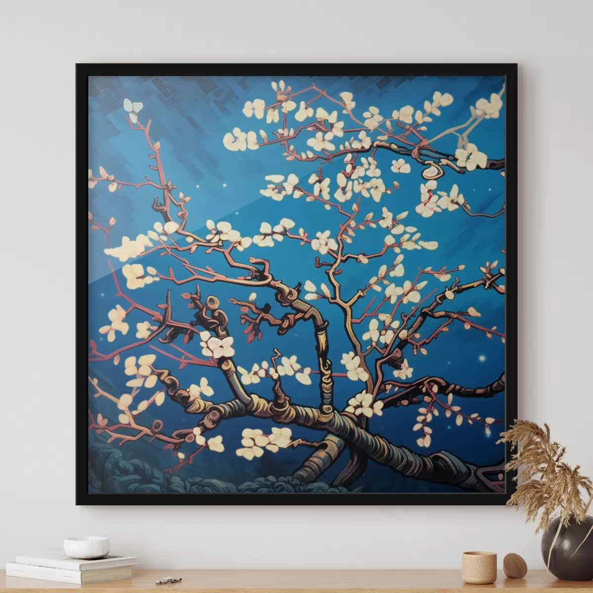 Plakāts Glezna, ko iedvesmojis Van Goga 