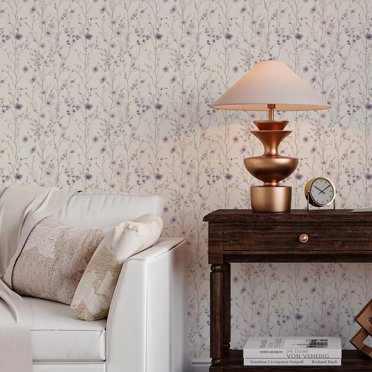 Tapetes Mazas savvaļas puķes ar plāniem kātiņiem a00003v1