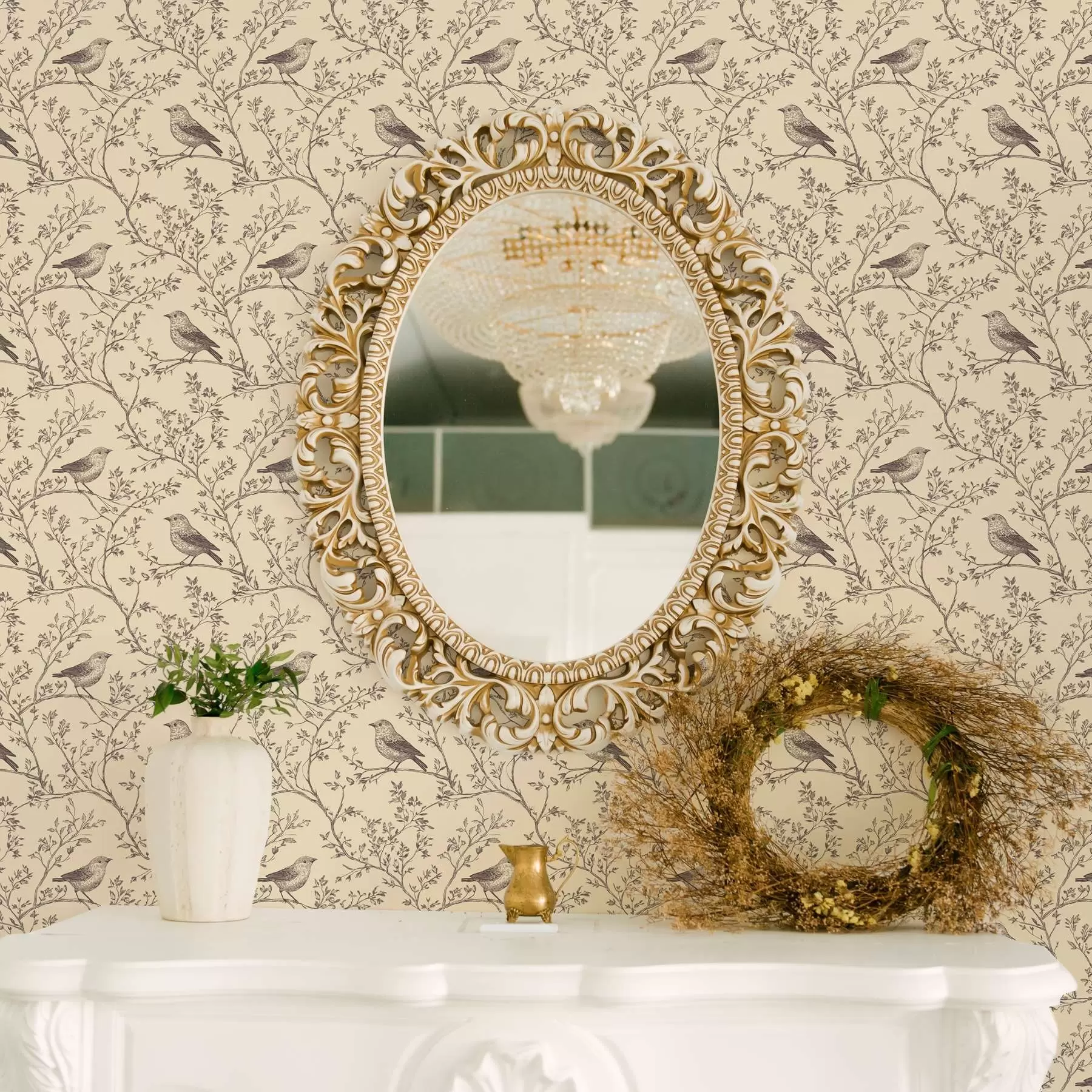 Fototapetes Spārņi uz zariem a00066