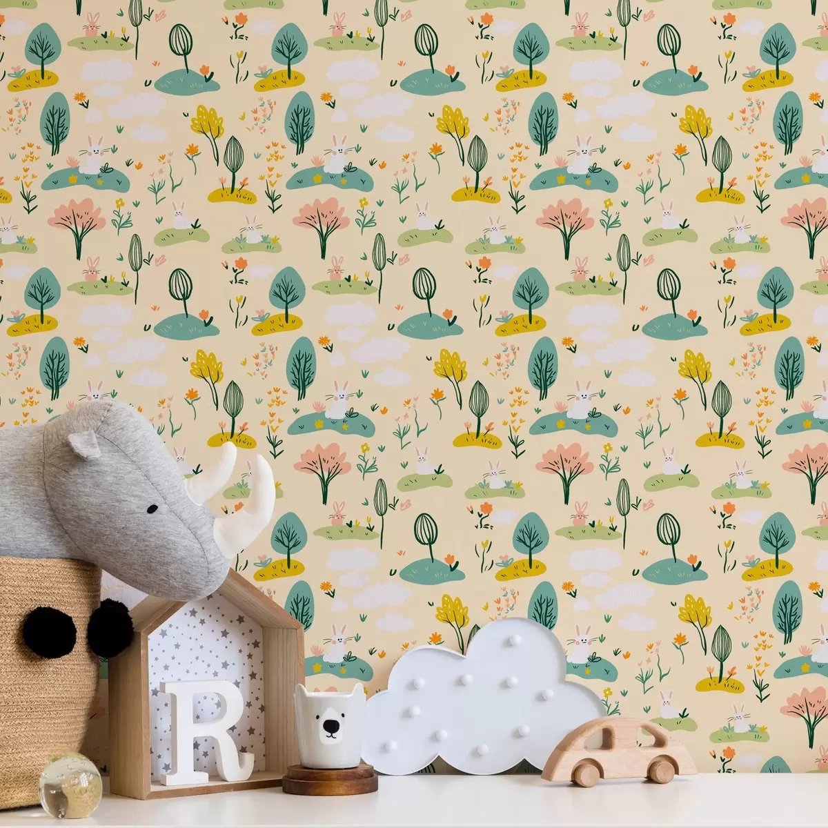 Tapetes Mazie koki un truši a00081