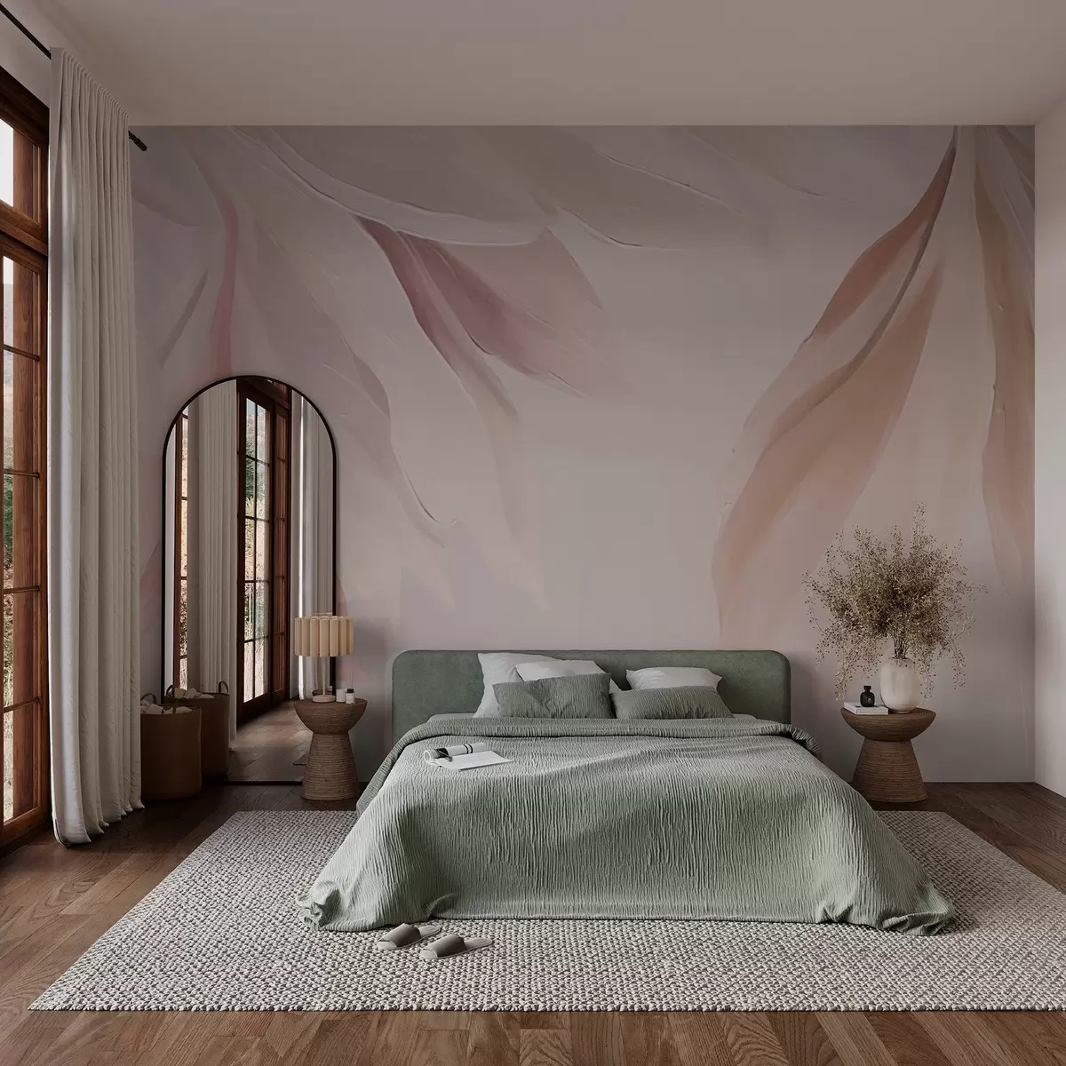 Fototapetes Smalki ziedlapiņas w03426