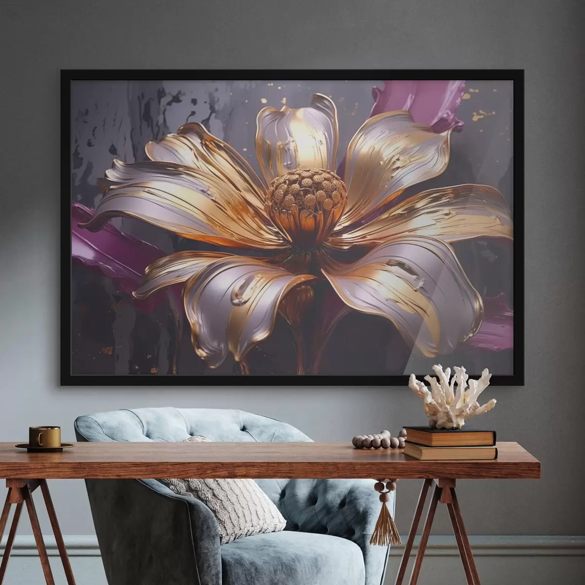 Plakāts Liels zieds f43425