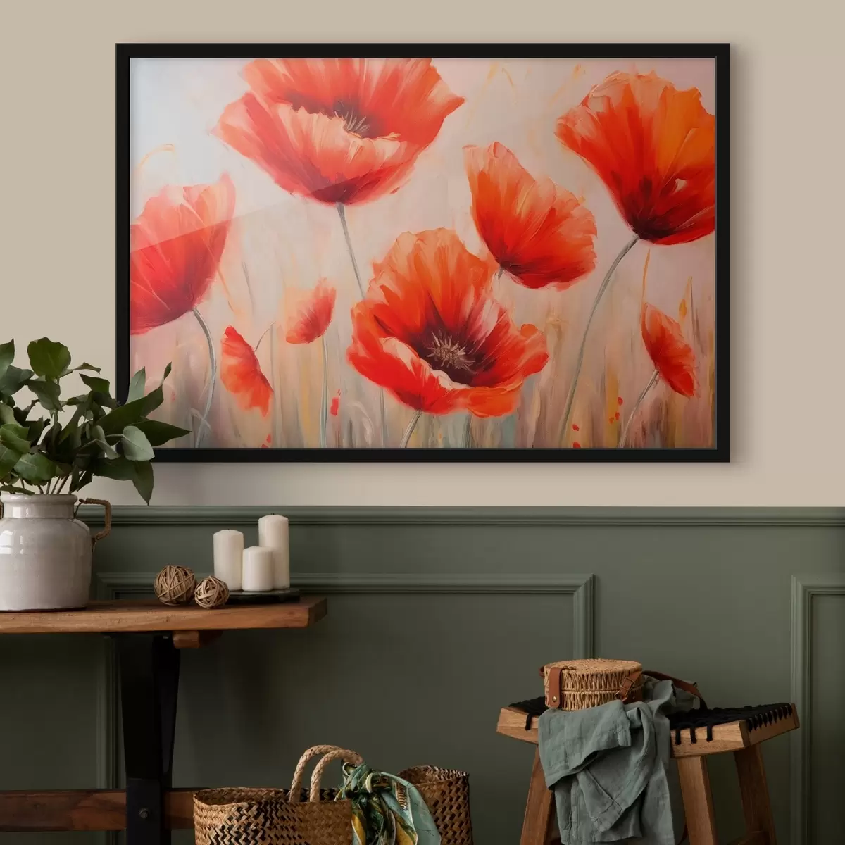 Plakāts Sarkanās magones f43428