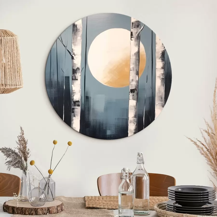 Glezna Bērzu meža grafiskais attēls r43413