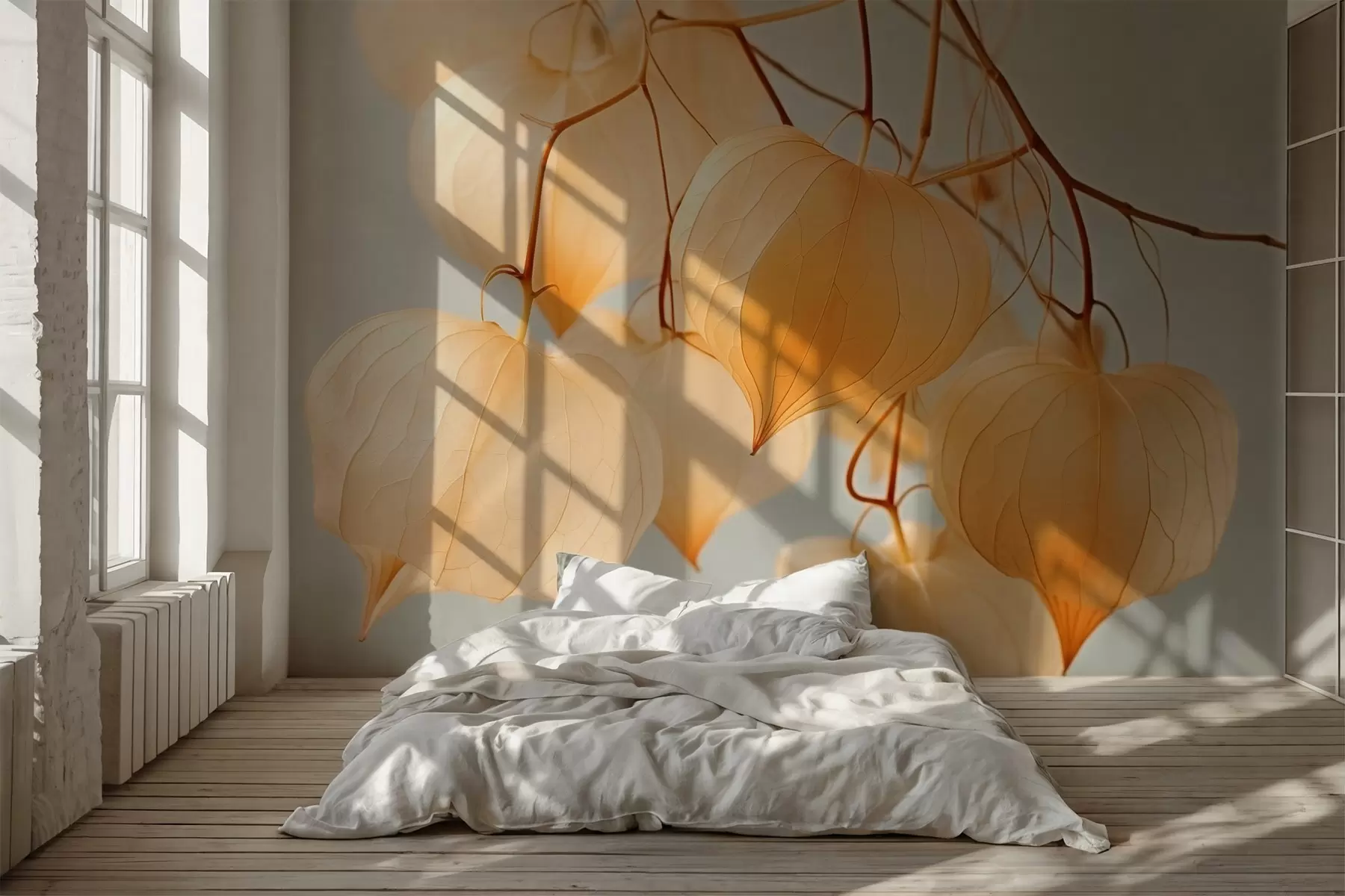 Fototapetes Physalis imitācija akvarelis w03466