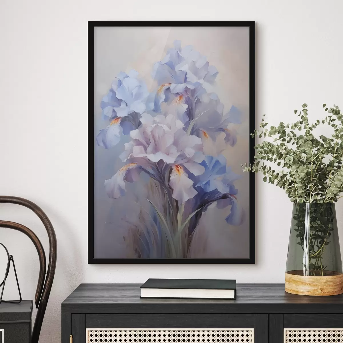 Plakāts Īrisu glezniecības imitācija f43431