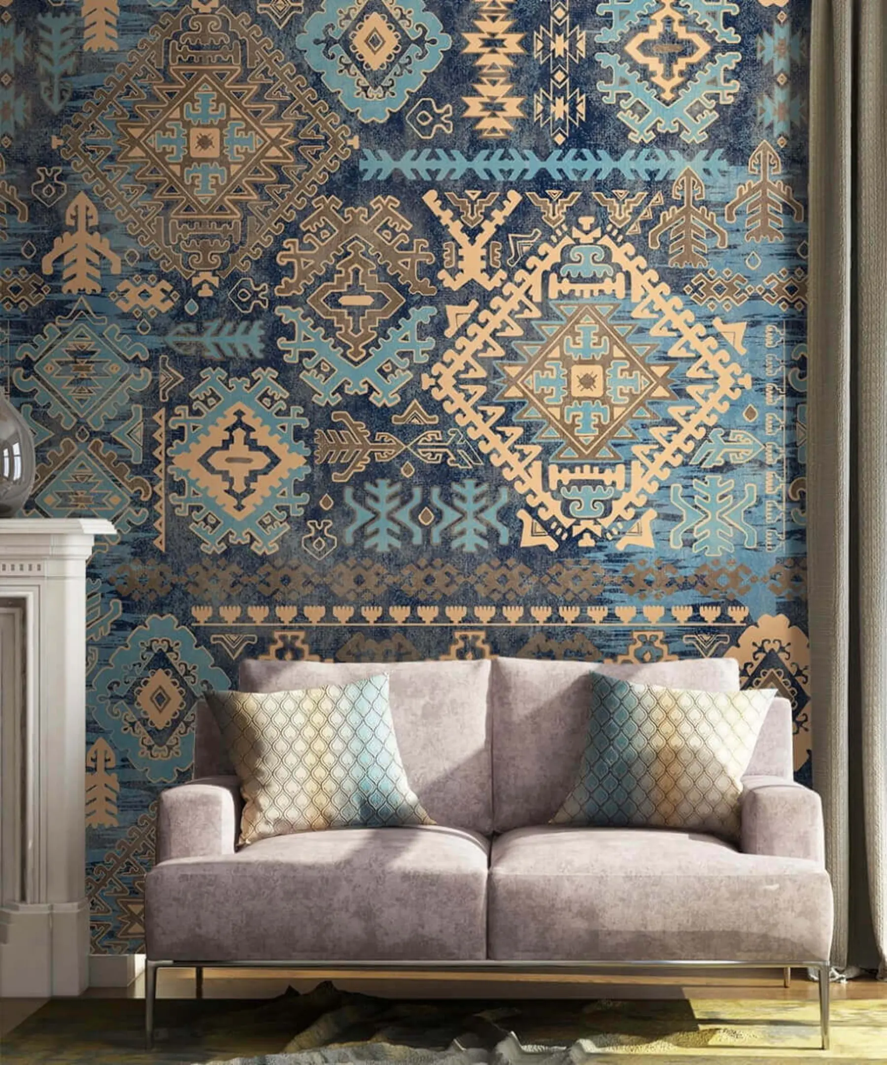 Fototapetes Gruzijas ornamenti u52877