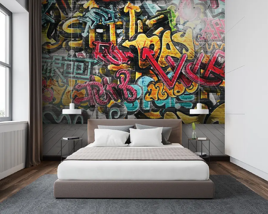 Fototapetes Mākslas krāsas, krāsas e grafiti u56045