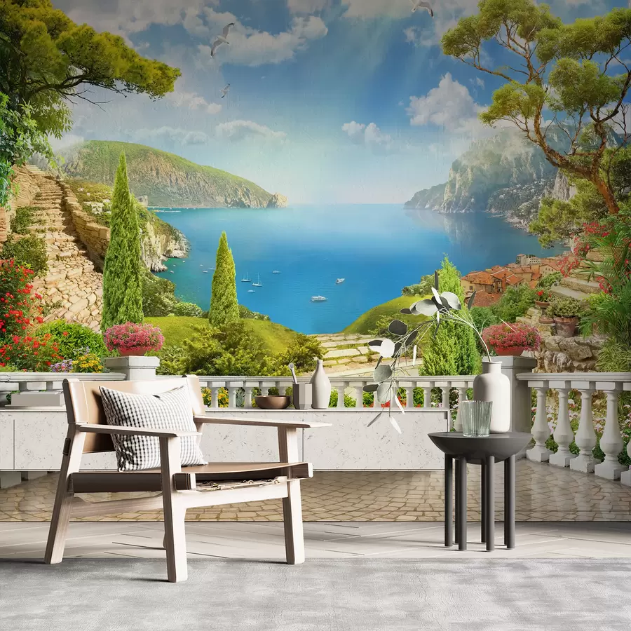 Fototapetes Debesis, mākoņi un ūdens u60261