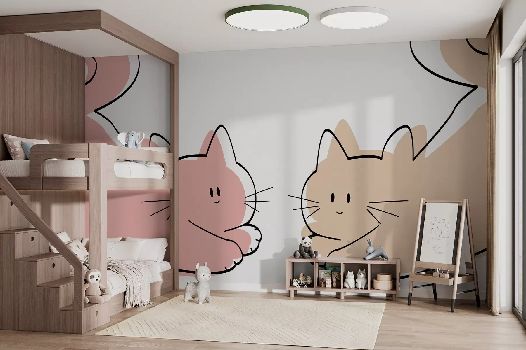 Fototapetes Kaķēni w03564