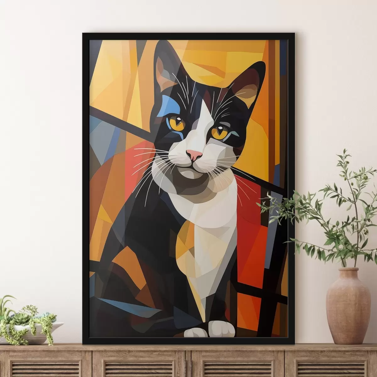 Plakāts Ģeometriskās virsmas f43528