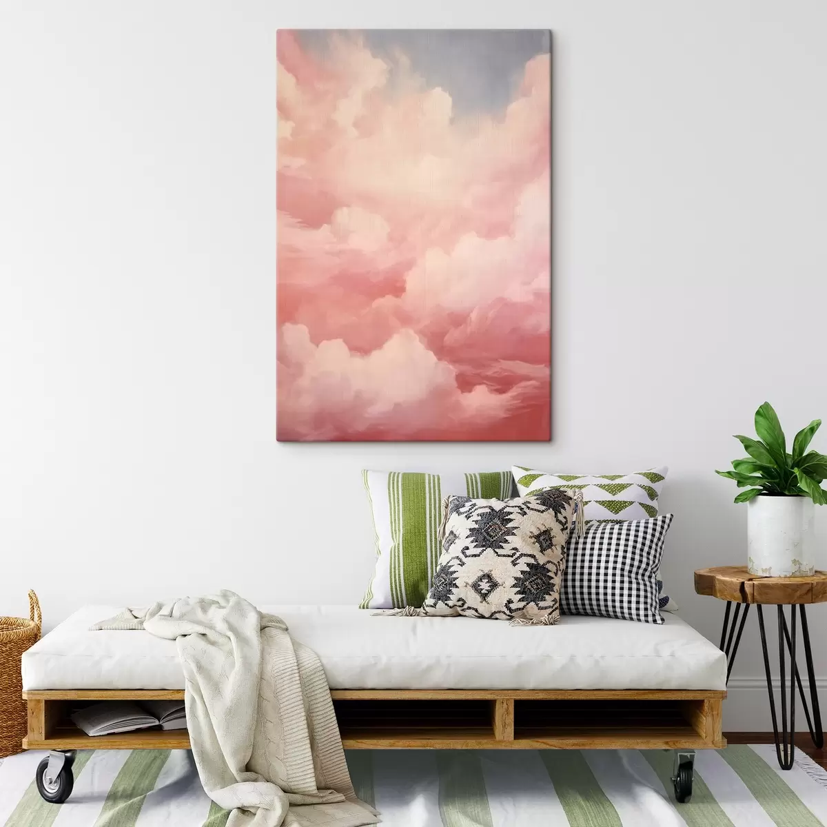 Glezna Kompozīcija ar trim abstraktiem portretiem s43529