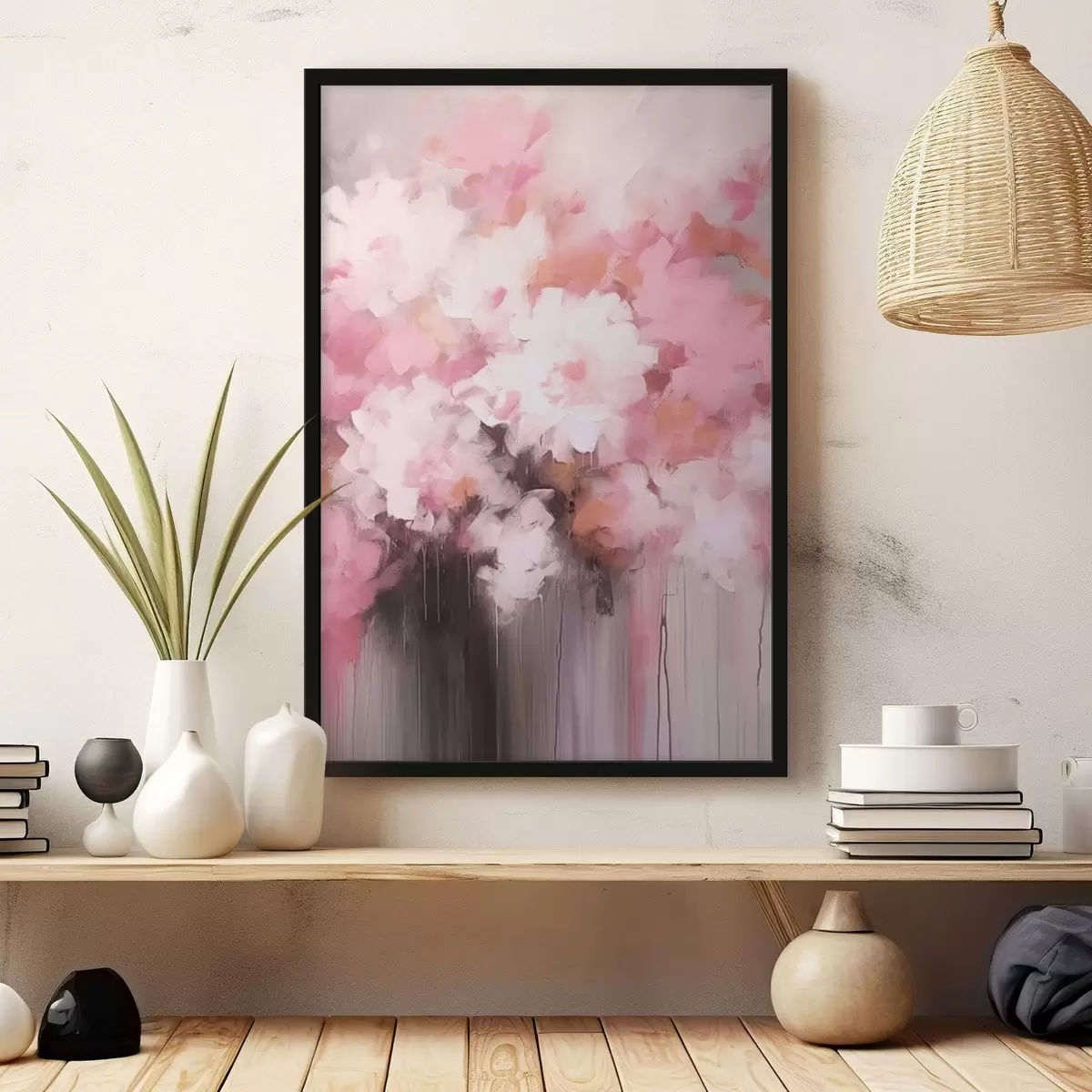 Plakāts Ziedu abstrakcija f43517