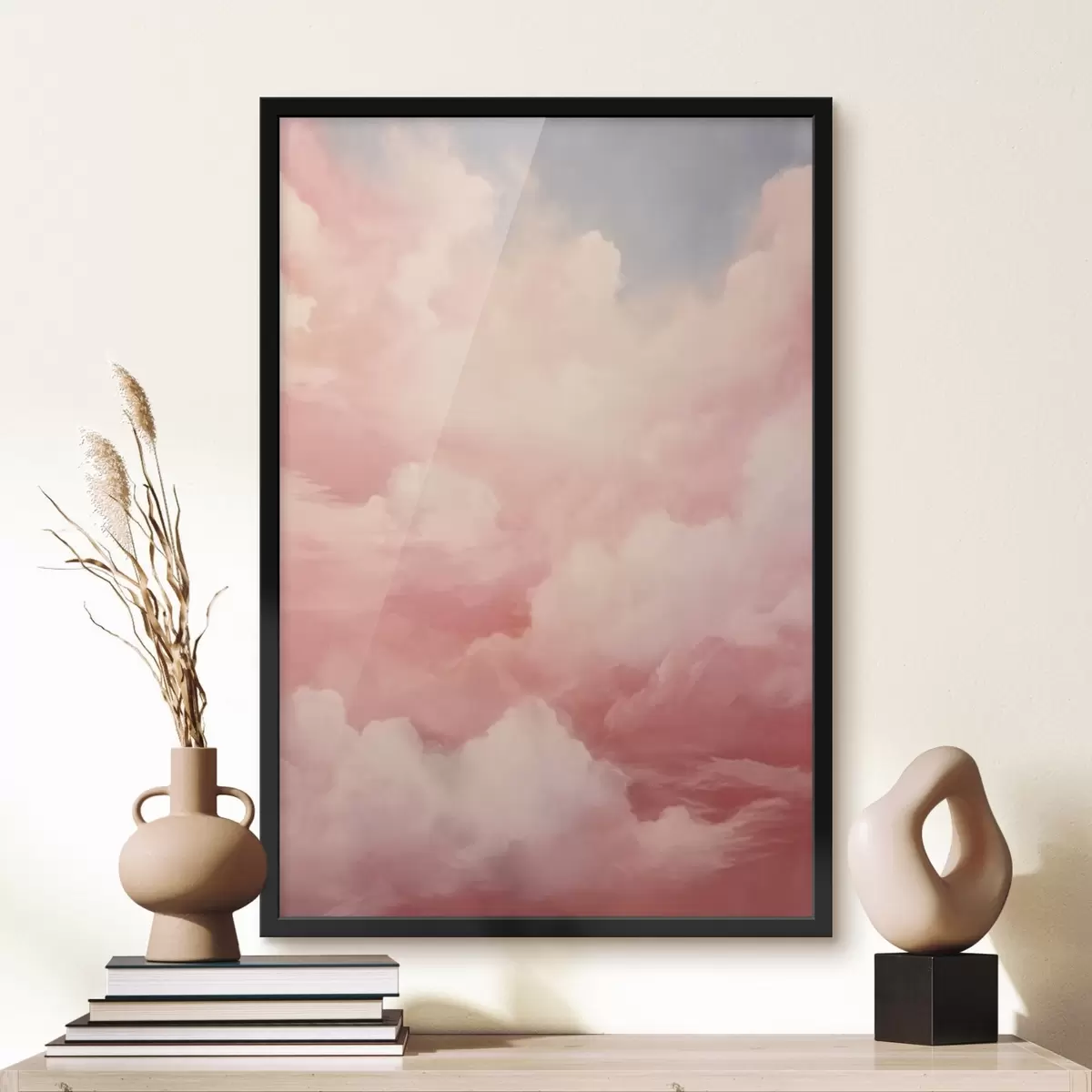 Plakāts Kompozīcija ar trim abstraktiem portretiem f43529