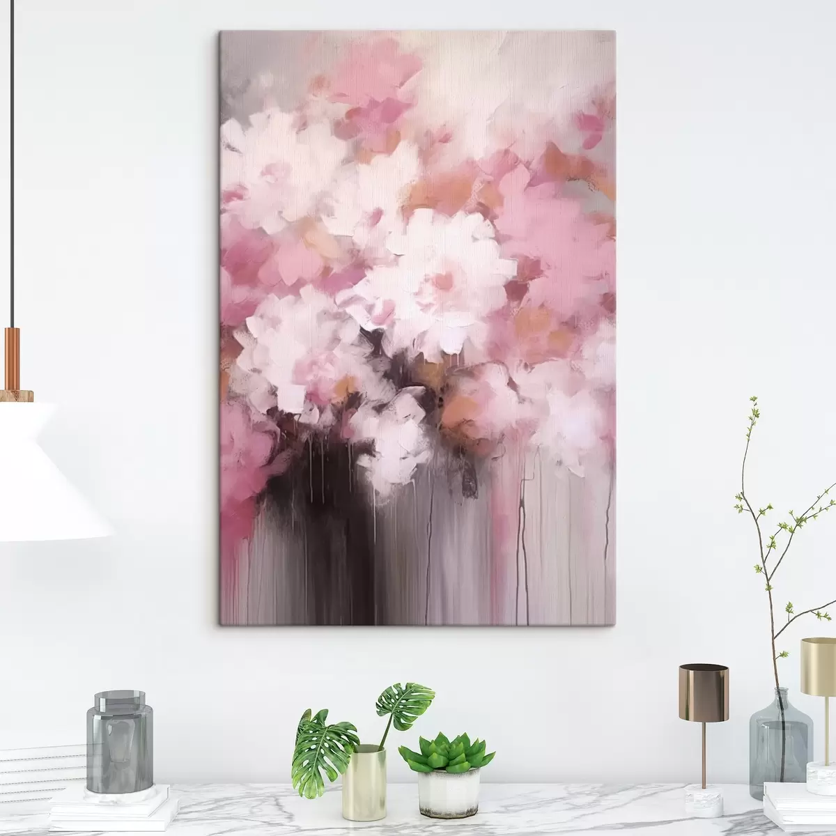 Glezna Ziedu abstrakcija s43517