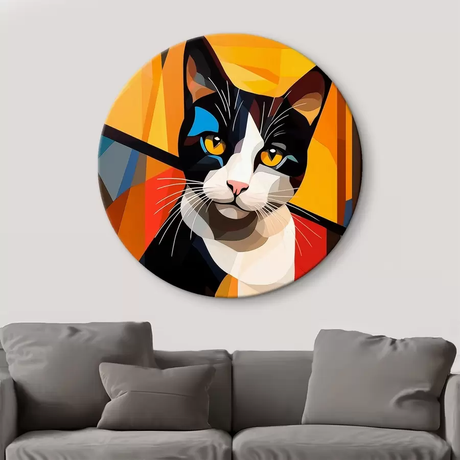 Glezna Ģeometriskās virsmas r43528