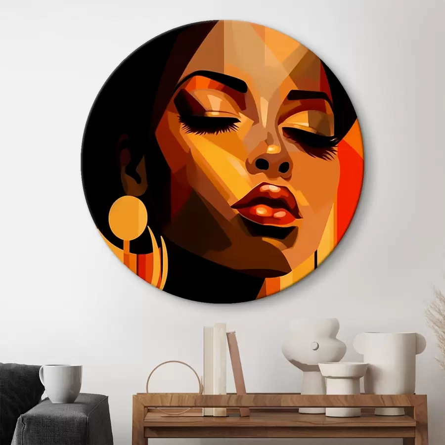 Glezna Divu seju abstrakcija r43530