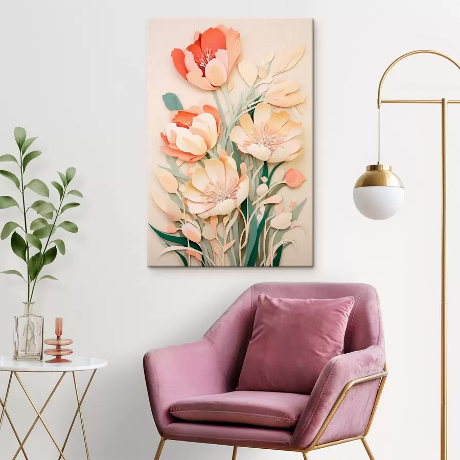 Glezna Maigi papīra ziedi s43568