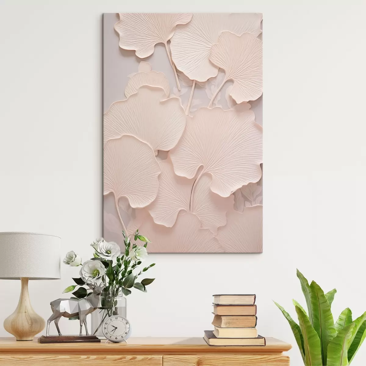 Glezna Delikātas ginkgo lapas s43571