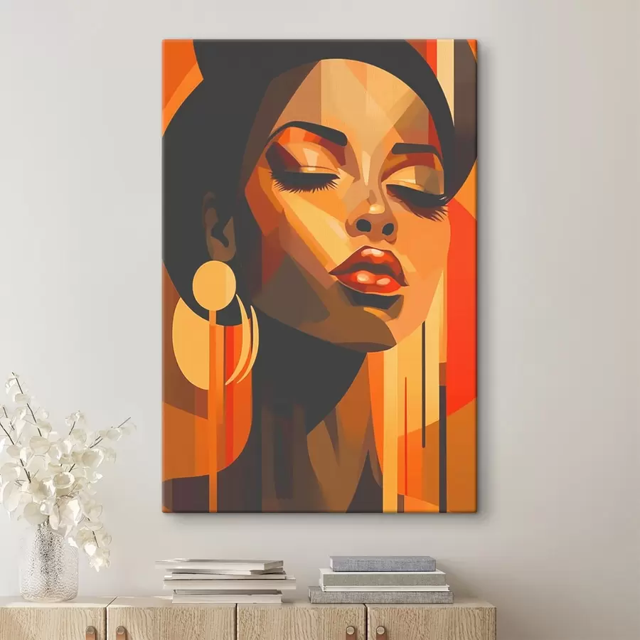 Glezna Drosmīgu krāsu un mierīgas elegances apvienojums s43530