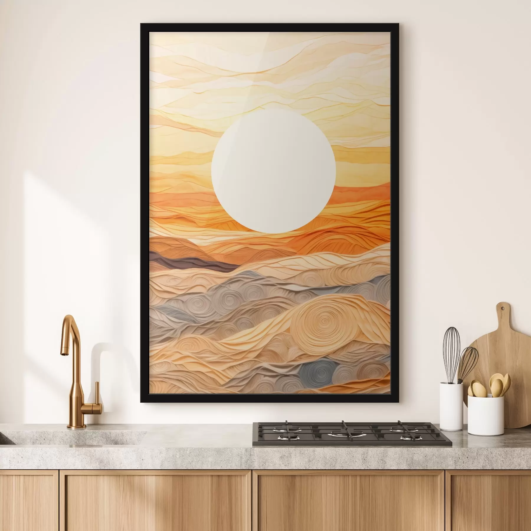 Fototapetes Saulrieta viļņi f43586