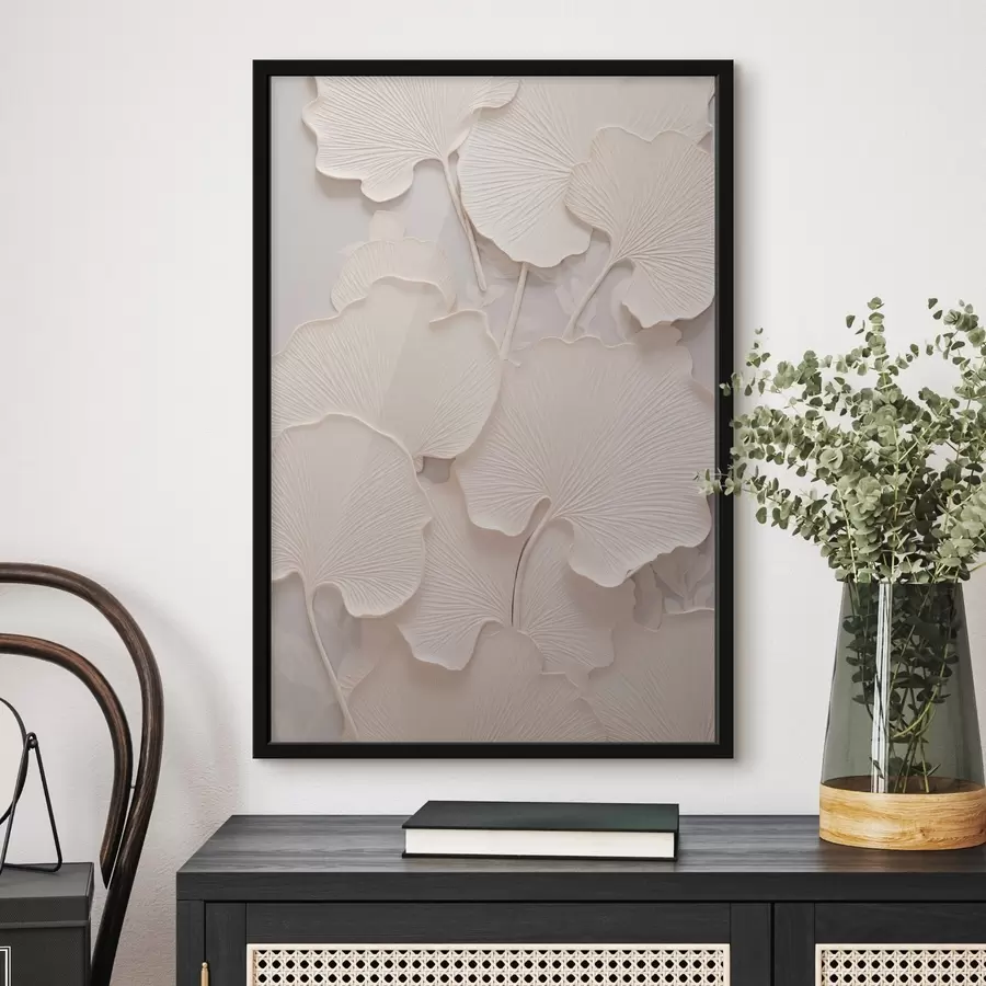 Fototapetes Delikātas ginkgo lapas f43571