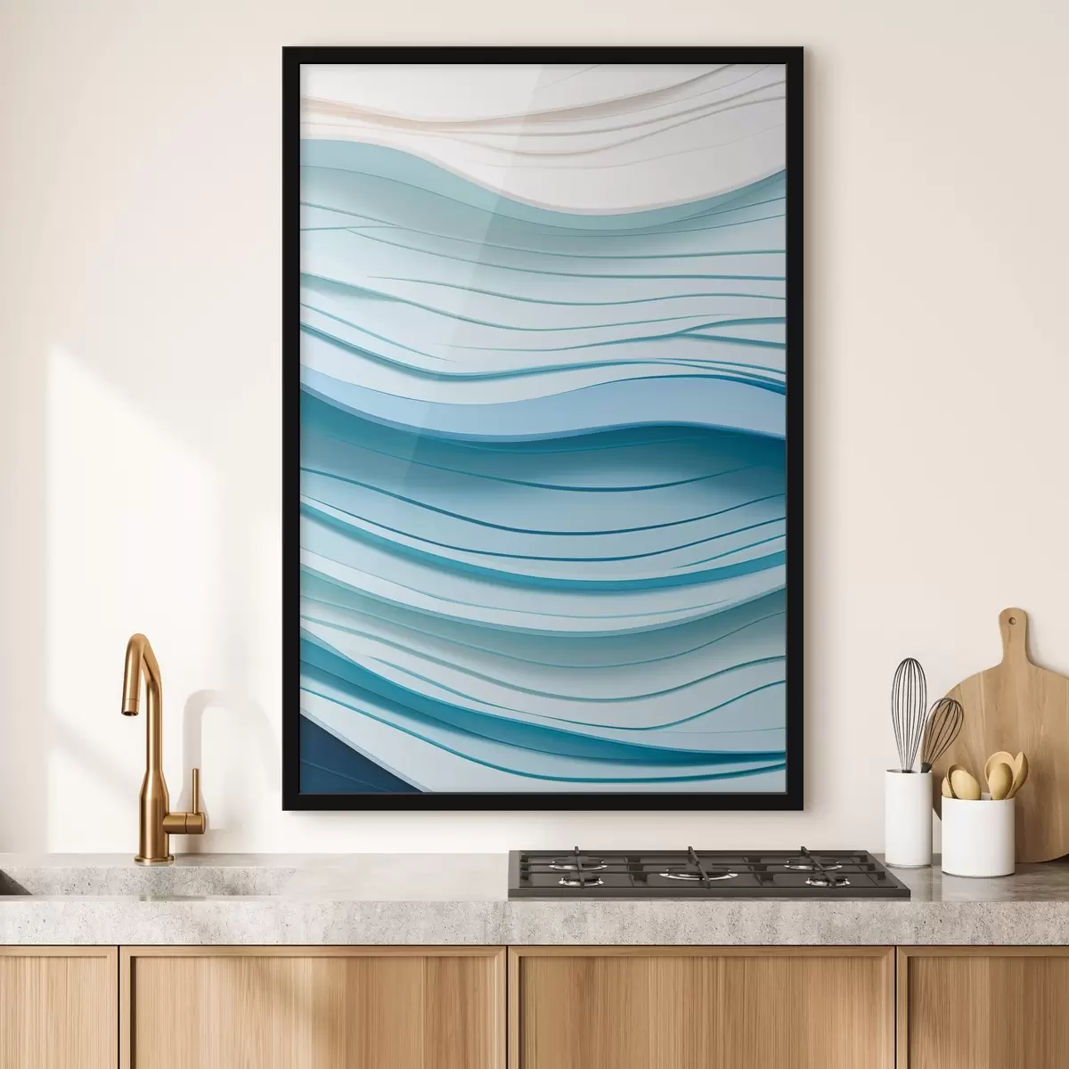 Plakāts Maigi krāsu viļņi f43584