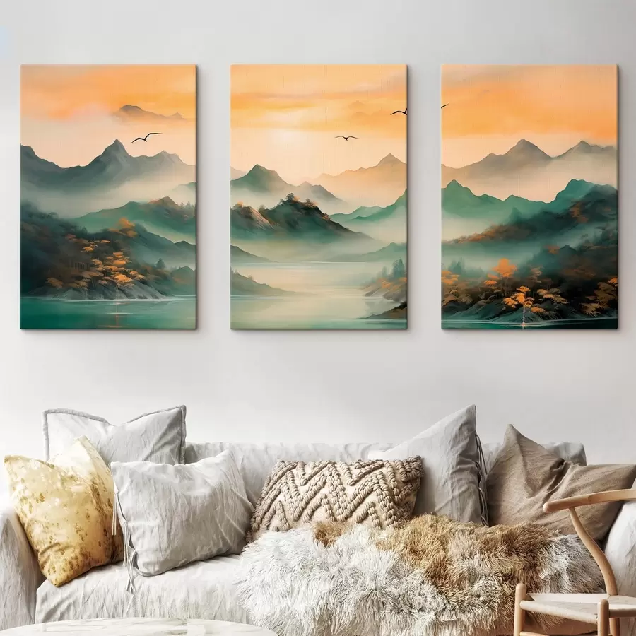 Glezna Tikšanās ar rītausmu m00436