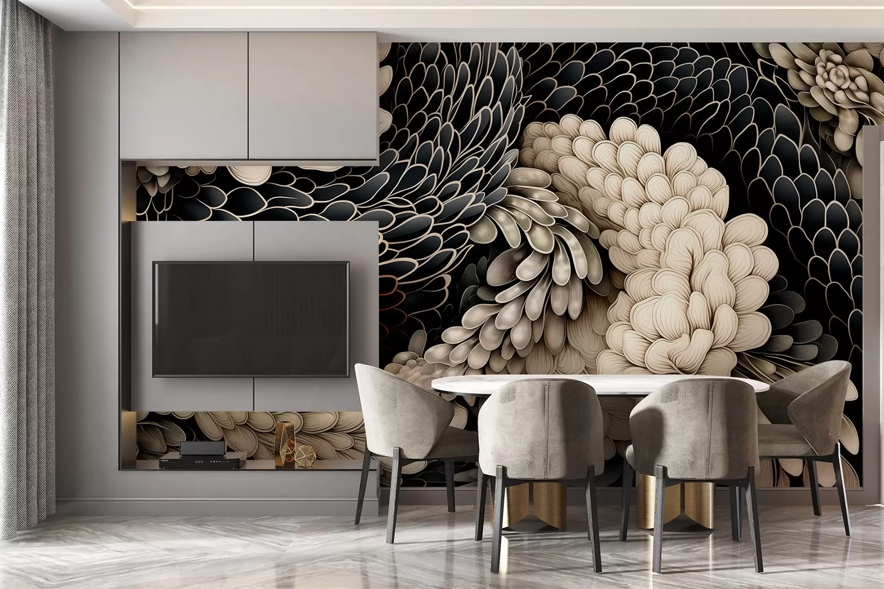 Fototapetes Eleganta čūskas ādas tekstūra w08966