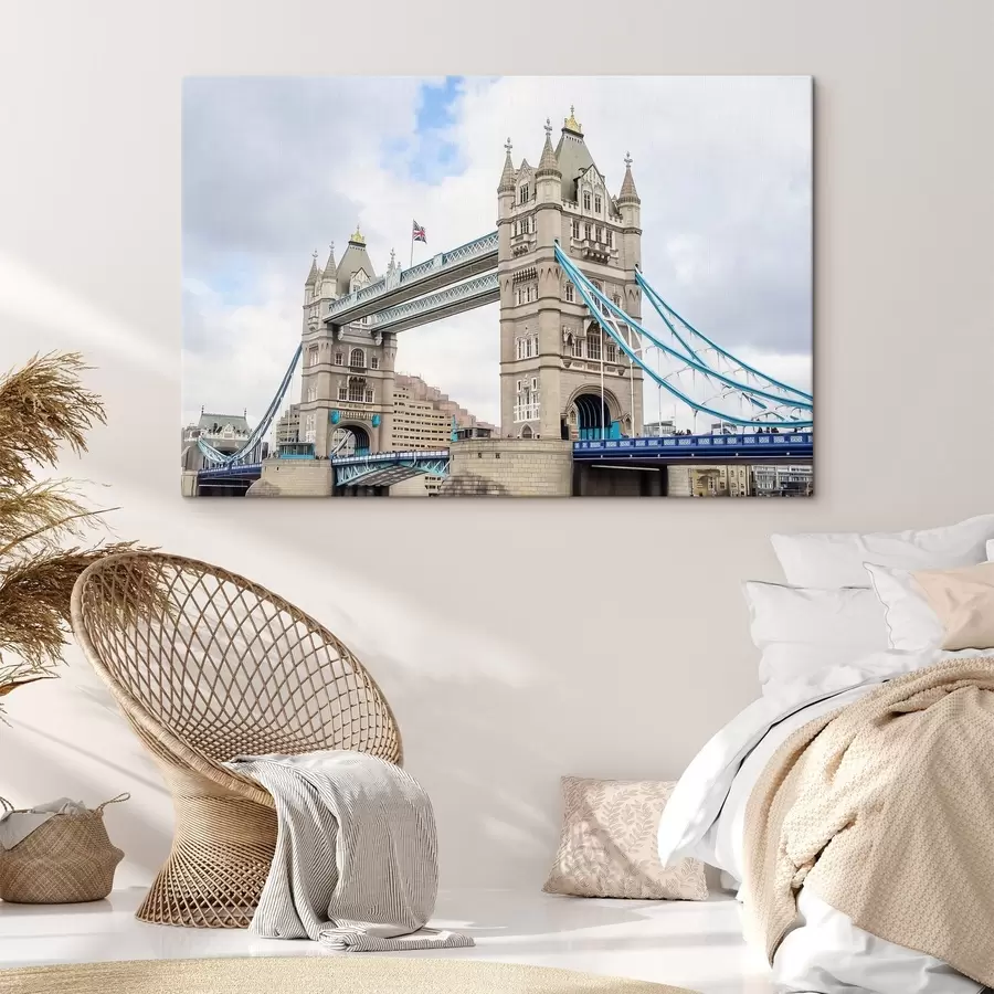 Glezna Skats uz tiltu s43919