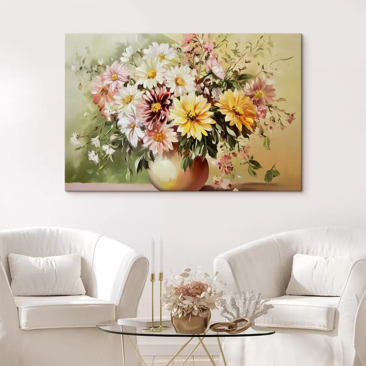 Glezna Skaistu ziedu pušķis s43908