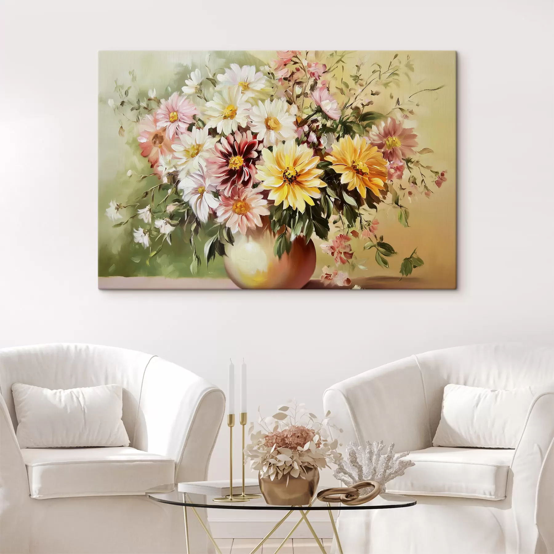 Glezna Skaistu ziedu pušķis s43908