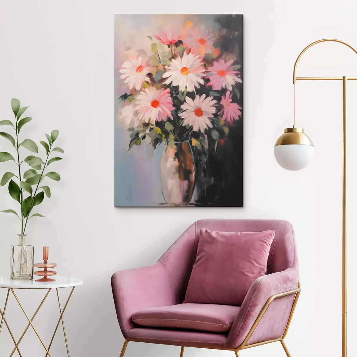 Glezna Puķu pušķis vāzē s42997