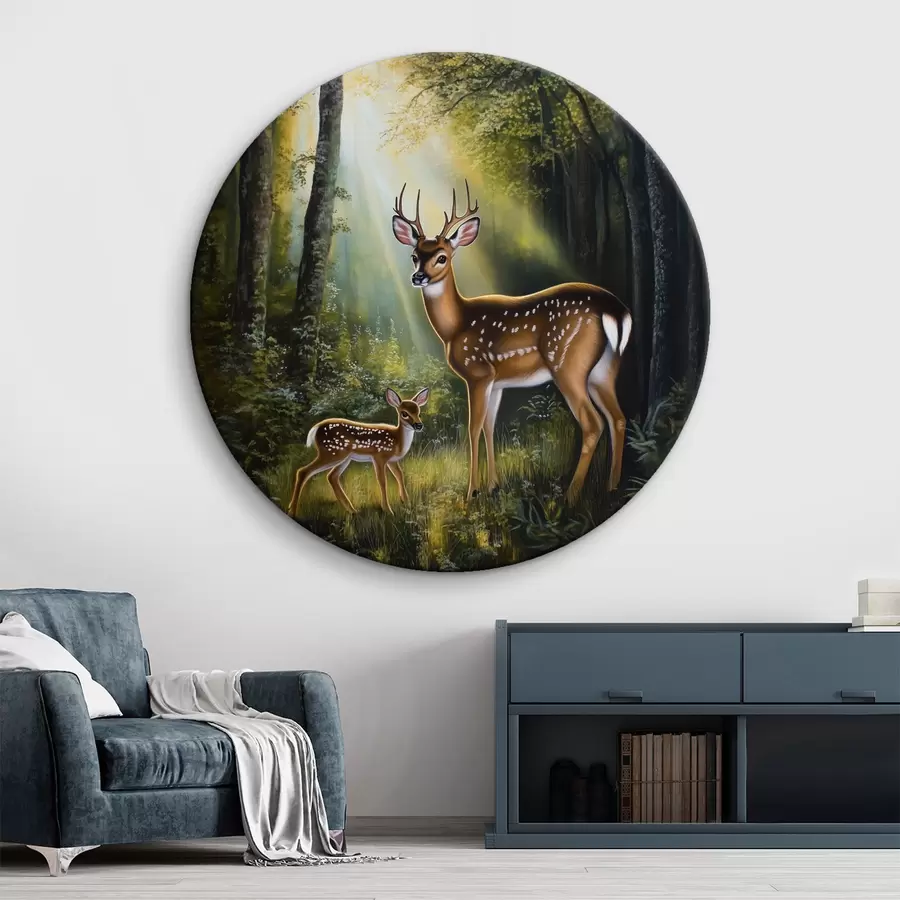 Glezna Brieži un alnis mežā r43915