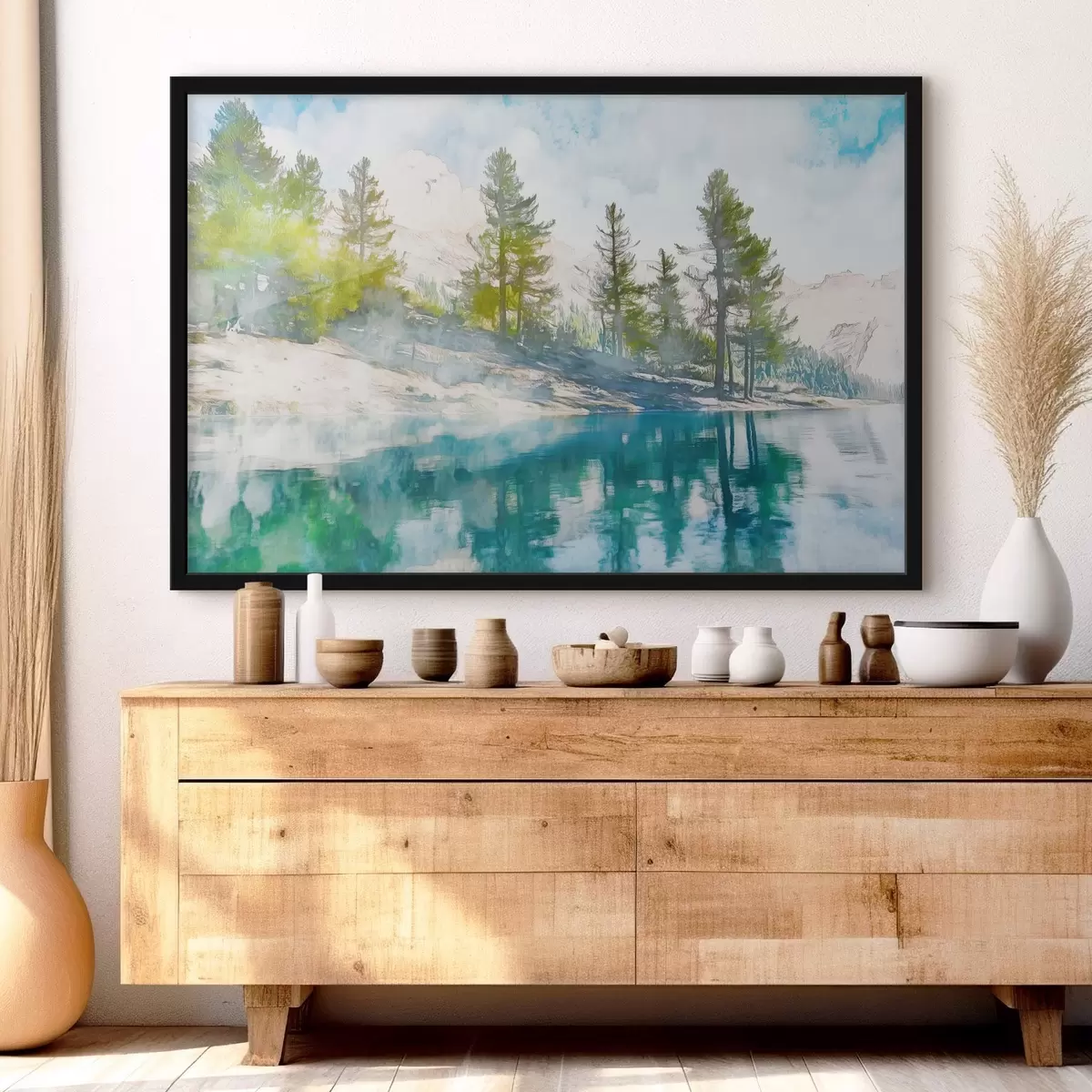 Plakāts Ezera krasts f43924