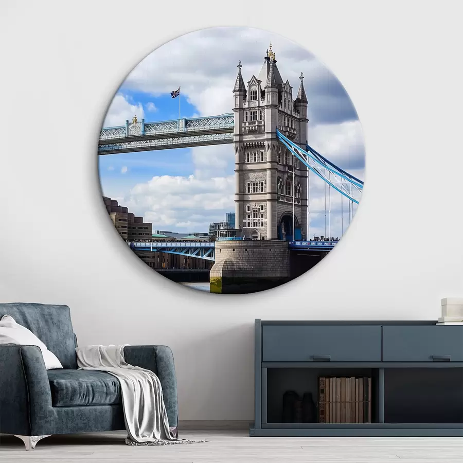 Glezna Tilts zem zilām debesīm r43918