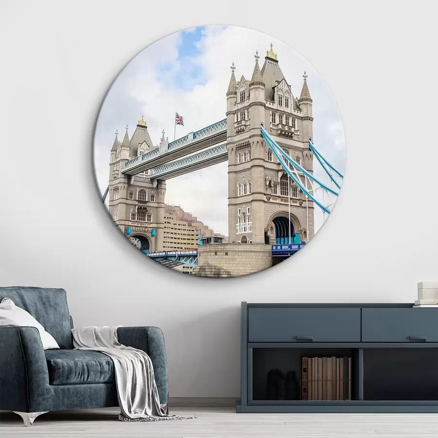 Glezna Skats uz tiltu r43919