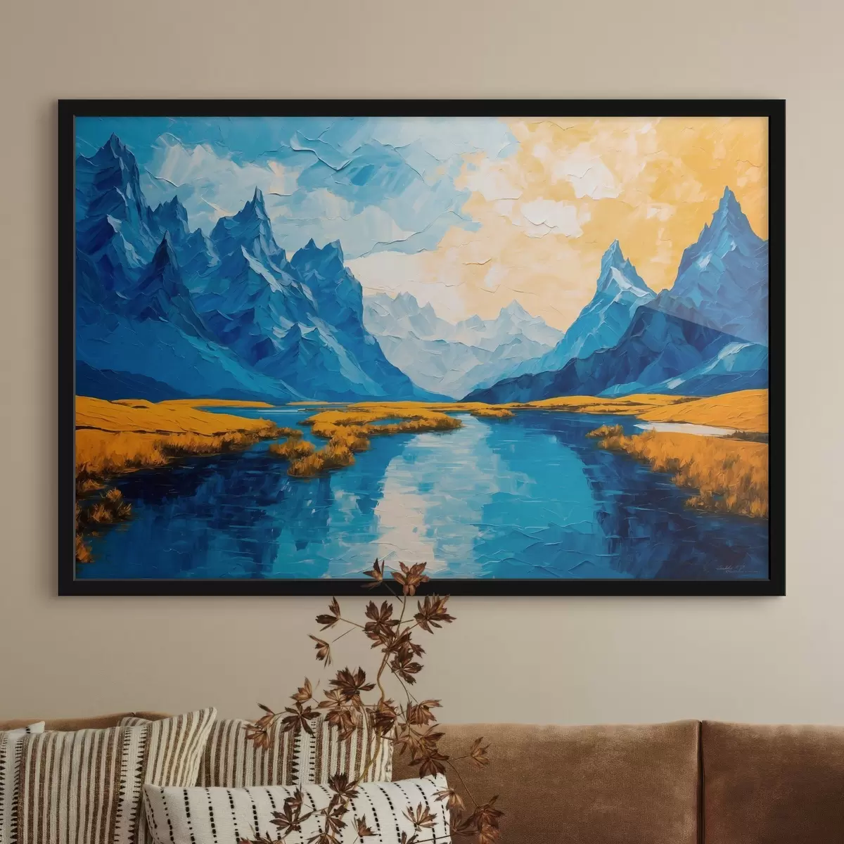 Plakāts Ezers kalnos f43449