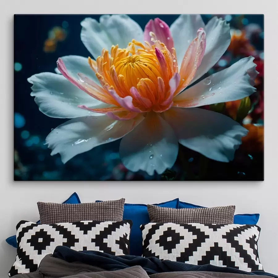 Glezna Hiperreālistisks zieds s43871